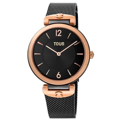 Tous S-Mesh Uhr, schwarzer IP Edelstahl 700350300 von TOUS