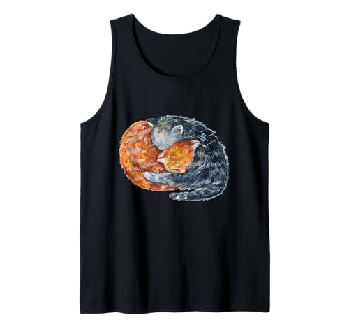 Tow Little Cat Lustiges Unisex-Design für Männer Frauen Kinder T-Shirt Tank Top von Tow Little Cat Funny Unisex Design For Tee
