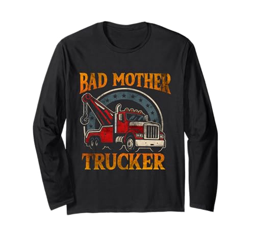 Abschleppwagen Fahrer Shirt für Herren Wrecker Roadside Recovery Langarmshirt von Tow Truck Driver Gifts