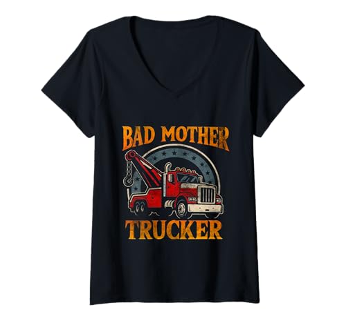 Damen Abschleppwagen Fahrer Shirt für Herren Wrecker Roadside Recovery T-Shirt mit V-Ausschnitt von Tow Truck Driver Gifts