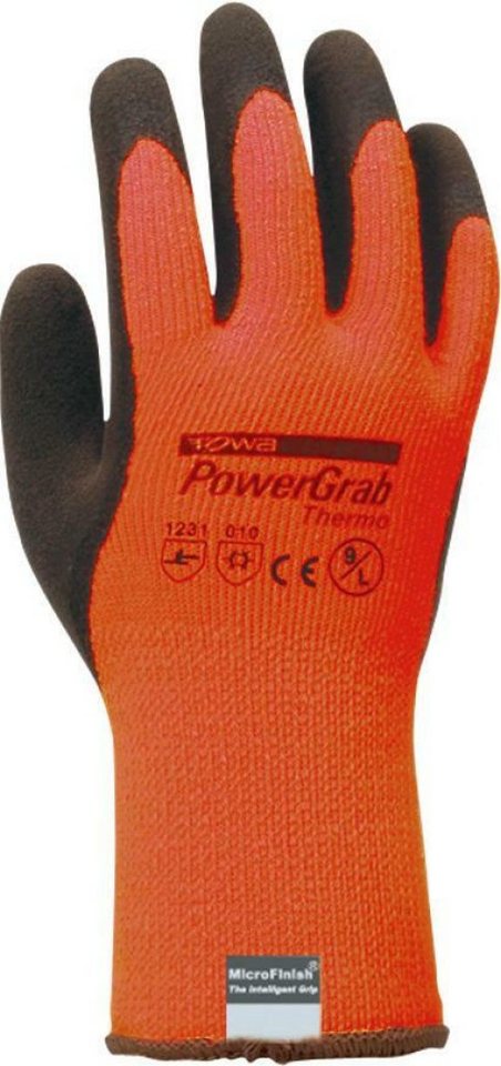 Towa Winter-Arbeitshandschuhe 6 Paar TOWA Winterhandschuh Power Grab Thermo Gr. 9 Winterhandschuh 0 von Towa