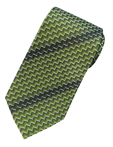 Towergem Extra lange Grüne Krawatte XL 160 cm lange Geschäftsanzug Herren Krawatte von Towergem