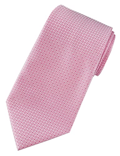 Towergem Extra lange Rosa Krawatte XL 160 cm lange Geschäftsanzug Herren Krawatte von Towergem