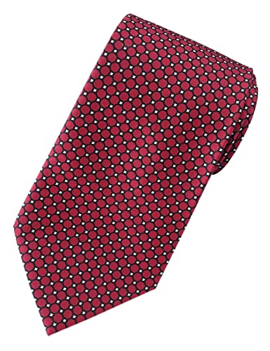 Towergem Extra lange Rot Krawatte XL 160 cm lange Geschäftsanzug Herren Krawatte von Towergem