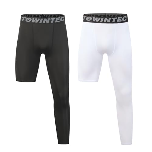 Towintec Einbein-Kompressionshose Kinder Jungen Leggings Laufhose Teenager Langlang Atmungsaktiv Einbeinige Unterhose Trainingshose für Athletisches Sportliches Basketball Fußball Training Towintec Einbein-Kompressionshose Kinder Jungen Leggings Laufhose Teenager Langlang Atmungsaktiv Einbeinige Unterhose Trainingshose für Athletisches Sportliches Basketball Fußball Training von Towintec