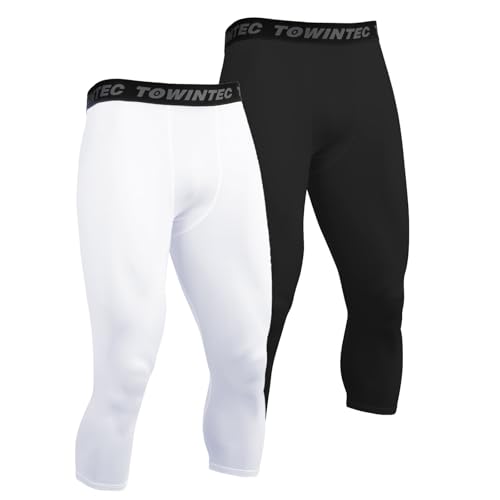 Towintec Herren Kompressionshose Laufhose 3/4 Basketball Hose Tights Unterwäsche Schnell trocken Sportstrumpfhosen Fitness Athletisches Grundschicht Männer Hose Trainings Leggings Football Towintec Herren Kompressionshose Laufhose 3/4 Basketball Hose Tights Unterwäsche Schnell trocken Sportstrumpfhosen Fitness Athletisches Grundschicht Männer Hose Trainings Leggings Football von Towintec