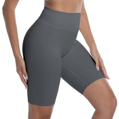 Towintec Radlerhose Damen Kurze Hose Shorts Leggings Bequem Bauch Kontrolle Hohe Taille Sommer Yogahose Komfort Dehnbar Unterziehhose Sportleggings Knielang Hotpants Kurze für Fitness Sport Gym von Towintec