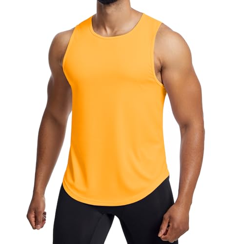 Towintec Tank Top Herren Muskelshirts Sport Unterhemd Laufshirt Schnelltrocknendes Workout Ärmelloses Bodybuilding Trägershirts Athletisches Funktionsshirt Fitness Strand Porosität Shirts Männer von Towintec