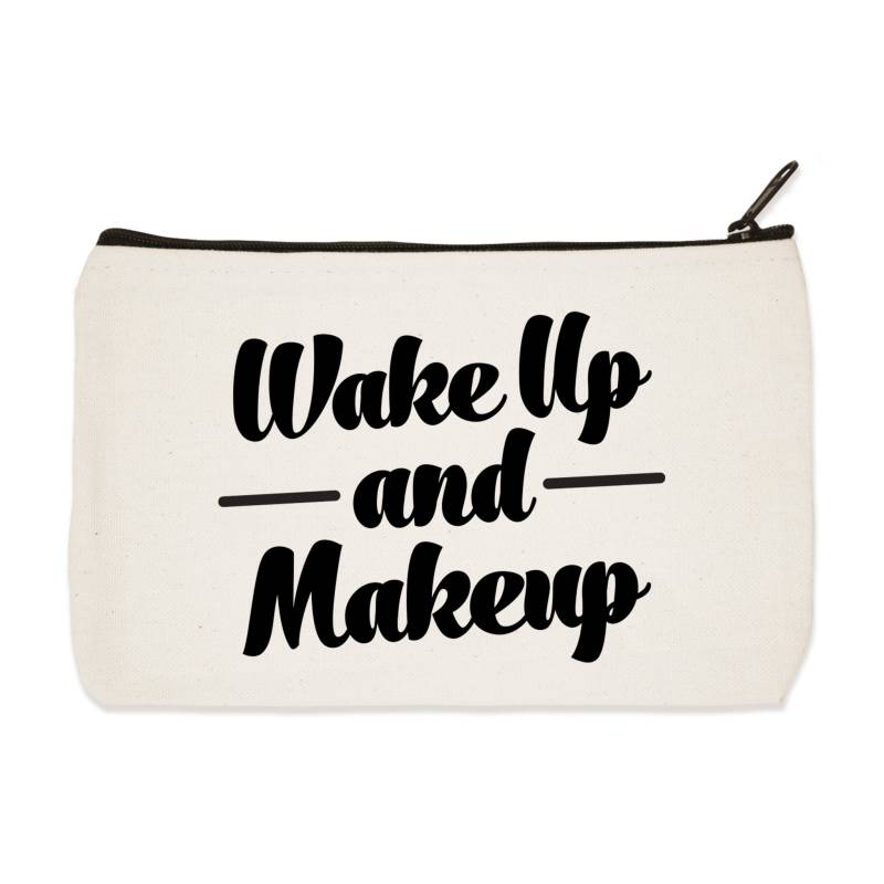 Aufwachen Und Make-Up - Canvas Zip Beutel Tasche Bleistift Fall Reise-Beutel von Towne9