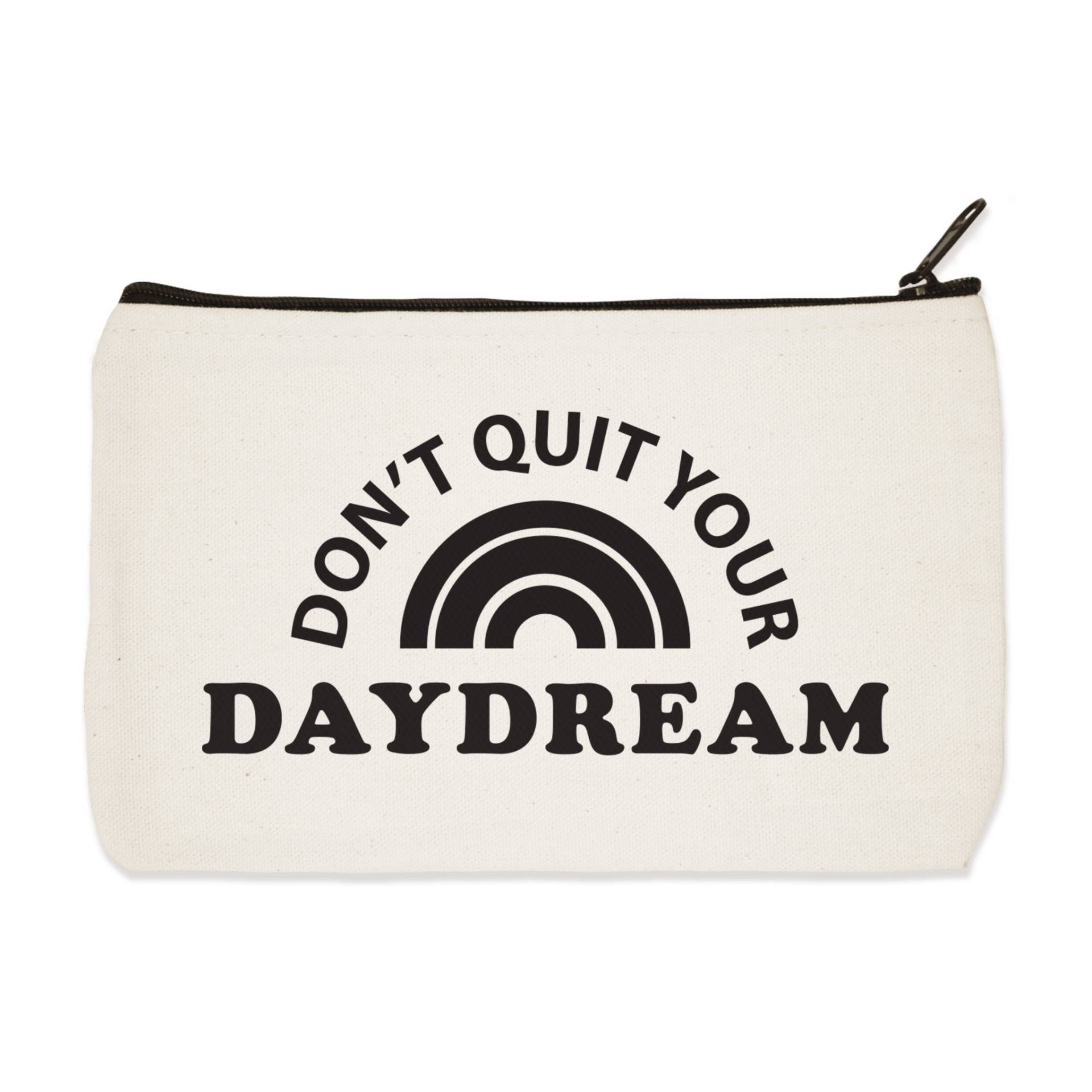 Beenden Sie Nicht Ihren Tagtraum - Canvas Zip Beutel Make-Up Tasche Bleistift Fall Reise-Beutel Beenden Sie Nicht Ihren Tagtraum - Canvas Zip Beutel Make-Up Tasche Bleistift Fall Reise-Beutel von Towne9