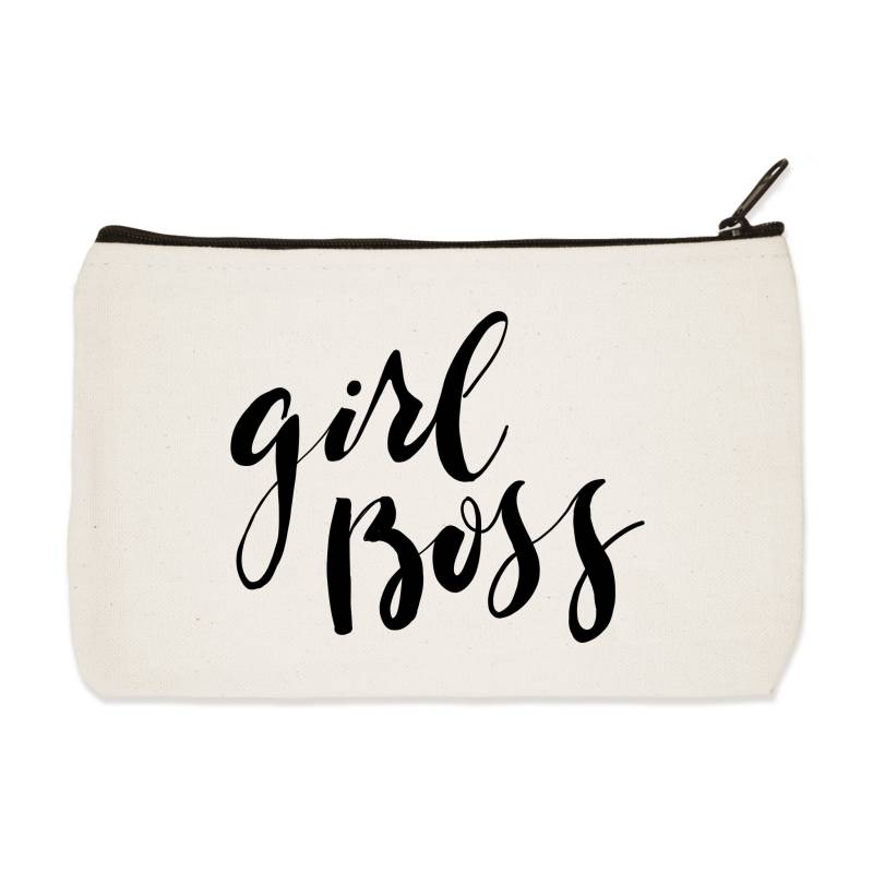Mädchen Boss Canvas Reißverschluss Beutel - Make-Up Tasche Bleistift Fall Reise-Beutel von Towne9