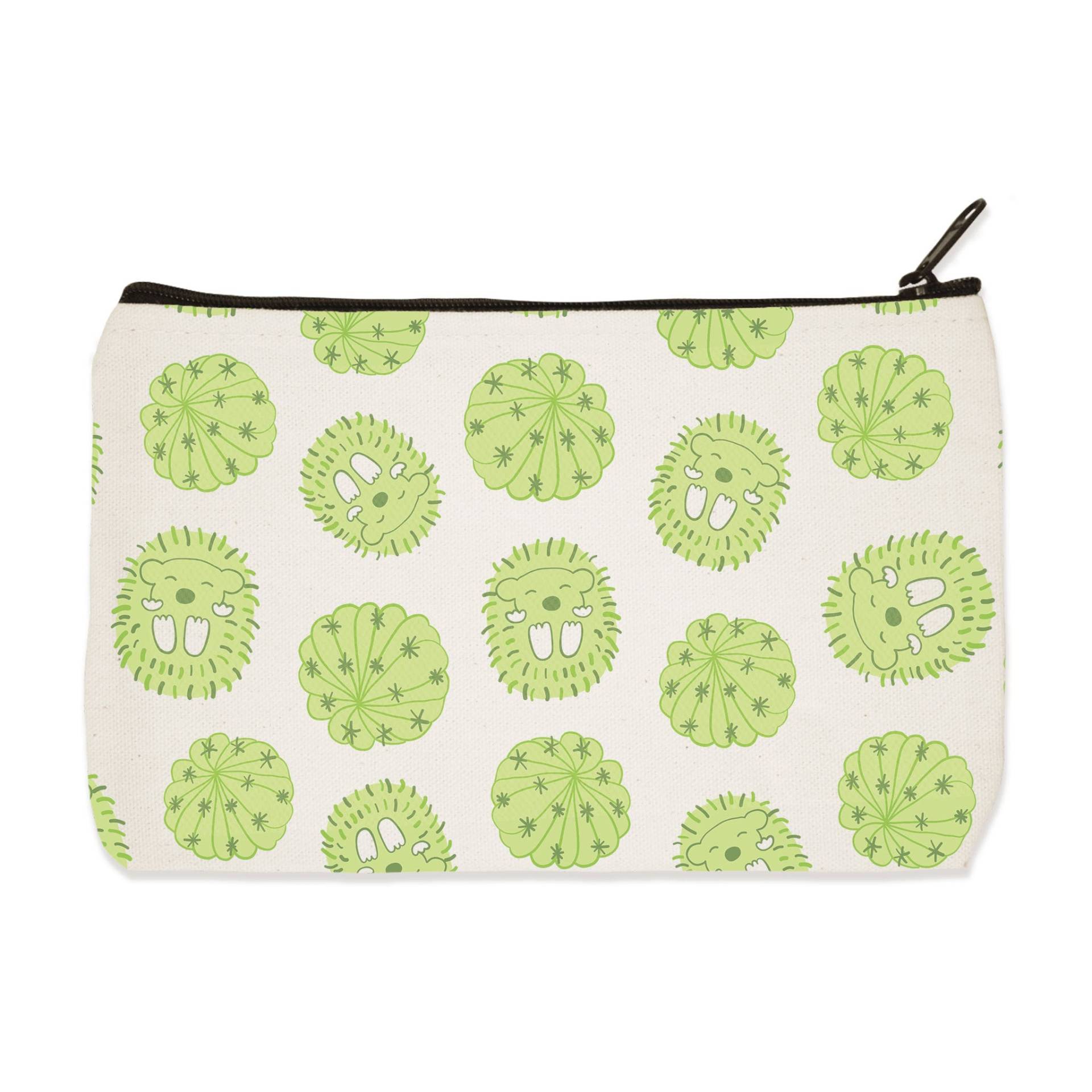 Prickly Igel Canvas Zip Beutel - Make-Up Tasche Bleistift Fall Reise-Beutel Prickly Igel Canvas Zip Beutel - Make-Up Tasche Bleistift Fall Reise-Beutel von Towne9