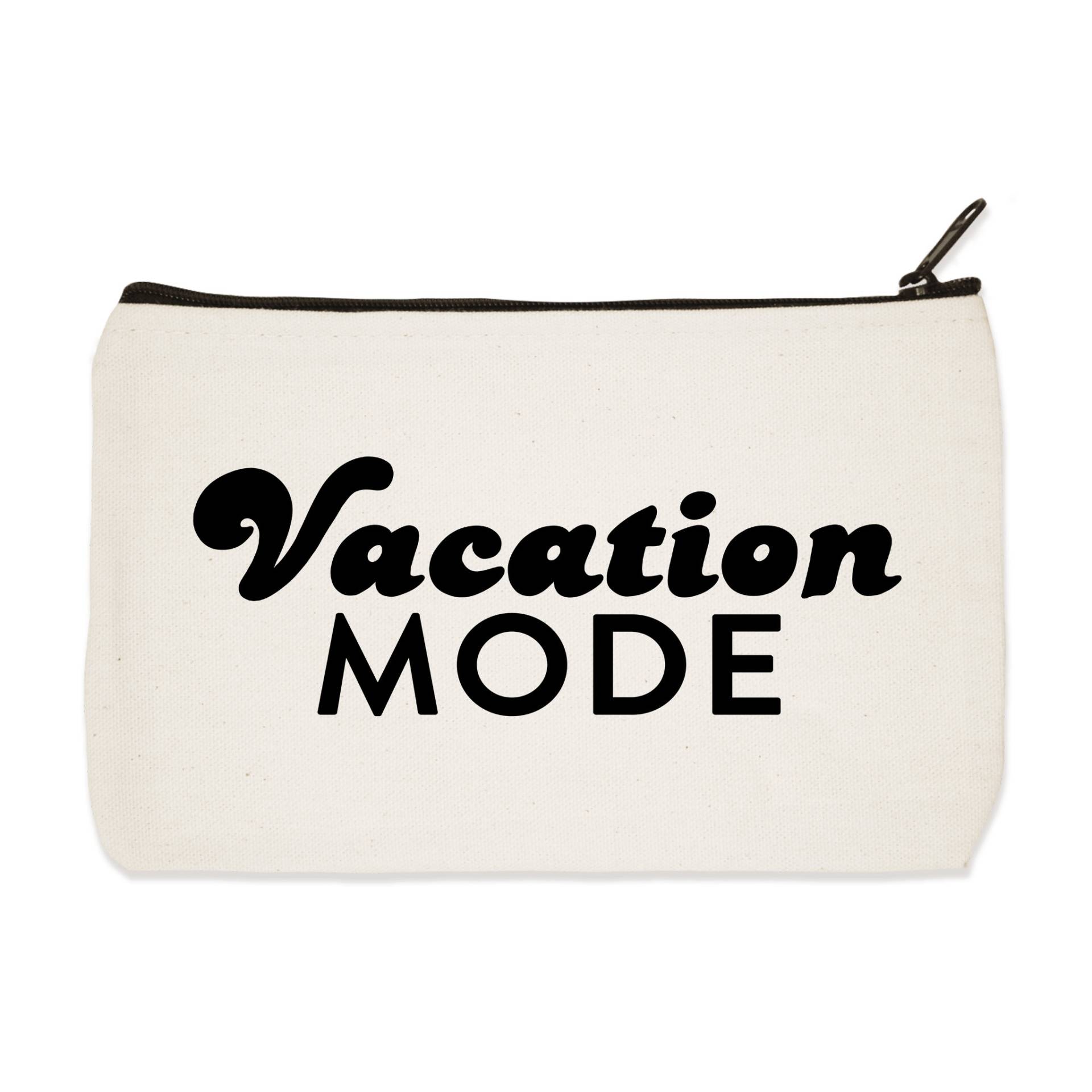 Urlaub-Modus - Canvas Zip Beutel Make-Up-Tasche Bleistift Fall Reise-Beutel Urlaub-Modus - Canvas Zip Beutel Make-Up-Tasche Bleistift Fall Reise-Beutel von Towne9