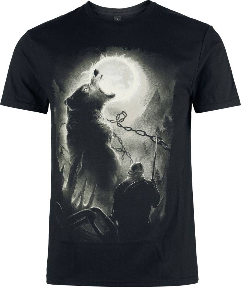 Toxic Angel Fenrir T-Shirt schwarz in S von Toxic Angel