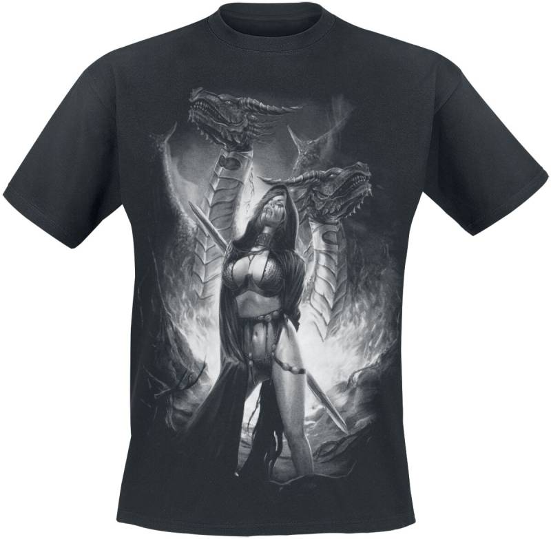 Toxic Angel Guardians T-Shirt schwarz in L von Toxic Angel