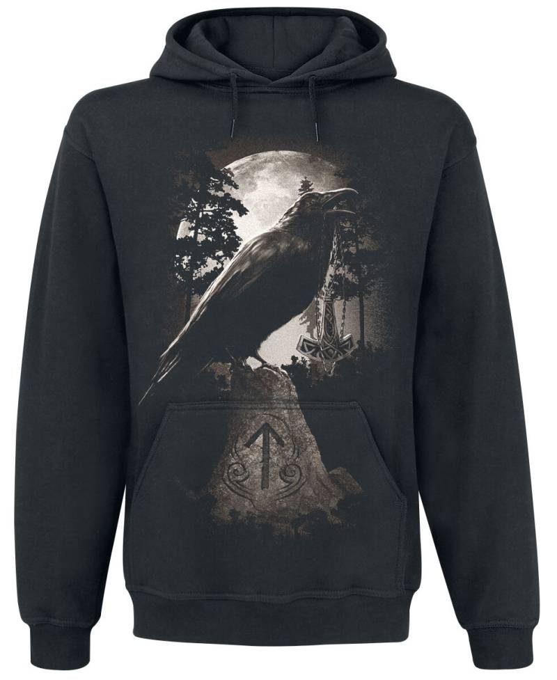 Toxic Angel Kapuzenpullover - Fallen - S bis 4XL - für Männer - Größe L - schwarz von Toxic Angel