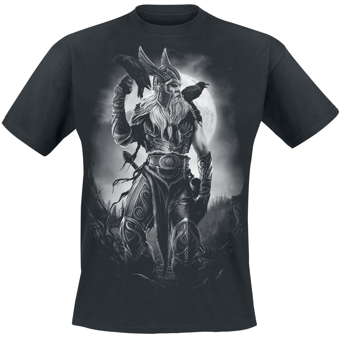 Toxic Angel Odin T-Shirt schwarz in 4XL von Toxic Angel