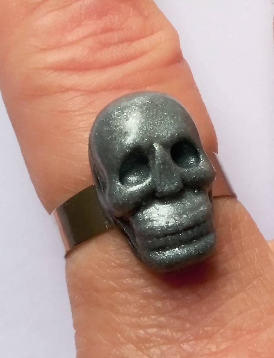 Mini Silber Totenkopf Ring Mini Silber Totenkopf Ring von ToxicGlamour