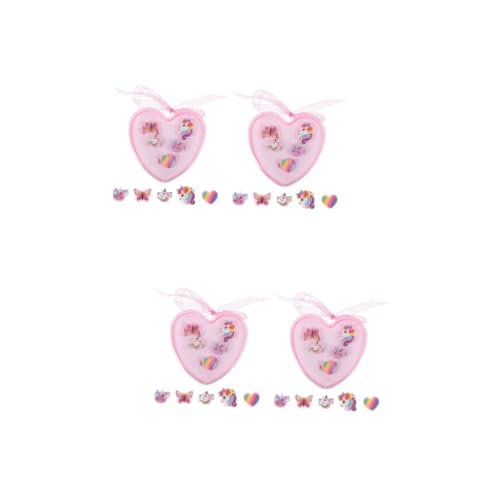 2 Boxen Einhorn Ringe für Teiliges Verstellbare Kinderfinger Ringe Süßes Design für Geburtstagsgeschenke und Mitgebsel für Kreative Rollenspiele von Toyvian