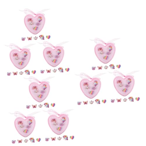 3 Boxen Einzigartige Kinderohrringe für Verstellbare Einhornringe Teiliges Sicher und Bequem für Geburtstagsfeiern von Jahren und Älter von Toyvian