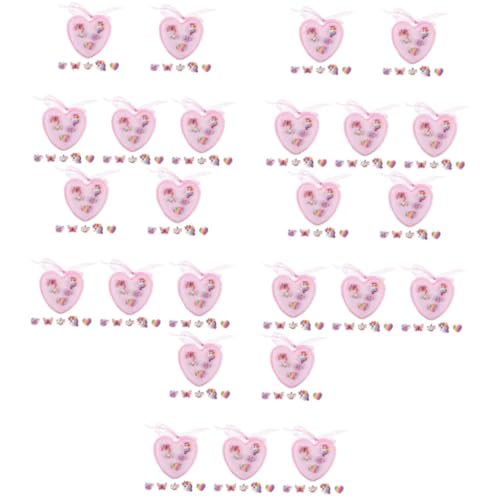 5 Boxen Einstellbare Einhorn Ringe für Teiliges Farbenfrohes Design für Mitgebsel für Kindergeburtstage für Täglichen Gebrauch von Toyvian