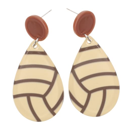 Toyvian 1 Paar Sportliche Ohrringe im Ball Design Kreative Dangle Ohrringe für Frauen für Volleyball Basketball und Baseball für Besondere Anlässe Toyvian 1 Paar Sportliche Ohrringe im Ball Design Kreative Dangle Ohrringe für Frauen für Volleyball Basketball und Baseball für Besondere Anlässe von Toyvian