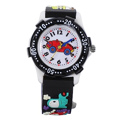 Toyvian 1 STK Gummiuhr Kinderuhren Quarzuhr Für Kinder Auto Uhr Modische Quarzuhr Band Armbanduhr Legierung Niedlich 3D Anschauen von Toyvian