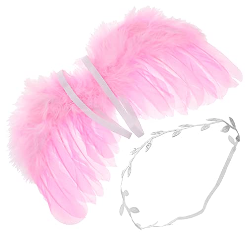 Toyvian 1 Satz Requisiten Für Babyflügel Cosplay-stirnband Engelsflügel Kostüm Requisiten Leistung Engelsflügel Kostüm Flügel Engel Kostüm Requisiten Handdekor Handbuch Ornament Feder Kind von Toyvian