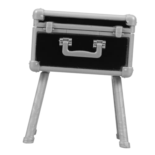 Toyvian 1 Satz Mini-Kosmetikkoffer Kosmetikaufbewahrung Gesteppte Schminktasche mini schmuckkästchen Kosmetik-Organizer puppenhaus schminkkoffer Kosmetikspielzeug Mini-Kosmetik- Abs von Toyvian