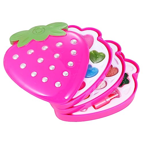 Toyvian 1 Satz Schminkspielzeug Für Kinder Make-up Für Mädchen Vortäuschen Make-up-Set Für Mädchen Make-up Für Kinder Süße Kosmetiktasche Schminktasche Für Kinder Zubehör Kleinkind Bilden von Toyvian