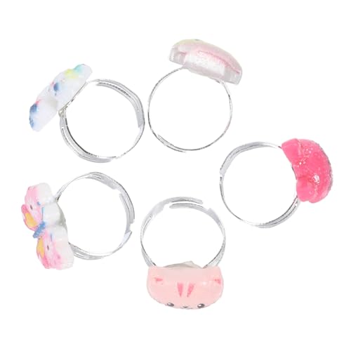 Toyvian Kinder Katzendesign Schmuck Für Kleinkinder Mädchen Kunststoff Angenehm Zu Tragen Ideal Als Partygeschenk Und Mehrere Stile von Toyvian