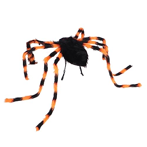 Toyvian Spielzeug Für Draußen 1stk Halloween-spinnen-rucksack Spielzeug Lebendige Spinne Simulation Insektenband Spinnenrequisiten Tasche Modell Stoff Halloween-Spinne von Toyvian