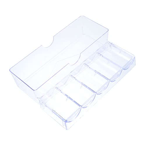Toyvian 1 Stück Mahjong Chips Organizer mit Abdeckung Transparenter Chips Container Platzsparend und Praktisch für Brettspiele und Partys Toyvian 1 Stück Mahjong Chips Organizer mit Abdeckung Transparenter Chips Container Platzsparend und Praktisch für Brettspiele und Partys von Toyvian