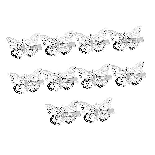Toyvian 10stücke Schmetterlings-haarspangen Für Mädchen Elegante Haarschmuck Accessoires Für Partys Hochzeiten Und Festliche Anlässe von Toyvian