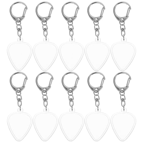 Toyvian 10 Stück Teiliges Transparentes Plectrum Organizer Tragbarer Gitarren-pick-schlüsselanhänger mit Acryl-box Kompatibel für Akustische und Elektrische Gitarren Vielseitige Toyvian 10 Stück Teiliges Transparentes Plectrum Organizer Tragbarer Gitarren-pick-schlüsselanhänger mit Acryl-box Kompatibel für Akustische und Elektrische Gitarren Vielseitige von Toyvian