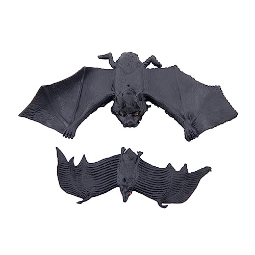 Toyvian Spielzeug Für Kinder 10st Hängende Fledermaus Halloween-fledermaus Kleine Tiere Spielzeug Spielset Für Kinder von Toyvian