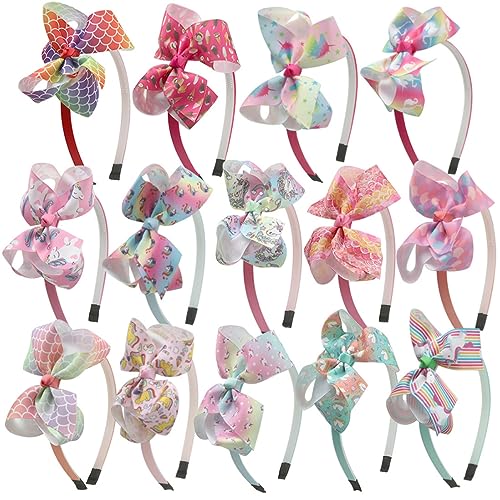 Toyvian Mädchen Stirnbänder 10st Bowknot-haarband Ripsband-stirnbänder Haargummis Für Babys Band Haarband Haare Bedrucken Kind Schleife Mädchen Haarreifen von Toyvian