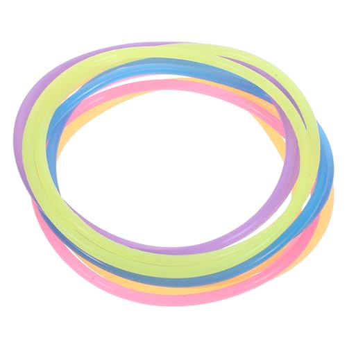 Toyvian Im Dunkeln Leuchtende Armbänder Großpackung 10 Stück Neon-silikon-armbänder Für Jungen Und Mädchen Disco-partys von Toyvian
