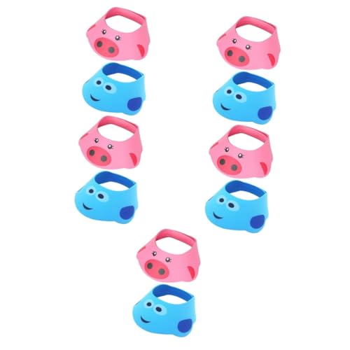 Toyvian 10stücke Adjustable Shampoo Hat Verstellbare Duschhaube Für Junge Mädchen Schutz Bei Haarwaschen Ergonomischer Badevisier Für Junge Mädchen Für Bad Und Haarschnitt von Toyvian