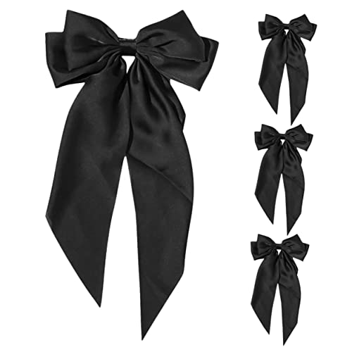 Toyvian 16 Stk Haarnadel Schwarze Haaraccessoires Haarspangen Schleifen Haarschmuck Haar Klammern Haarklammer Haarspangen für Mädchen Haarschleifen Feder Kopfbedeckung Ausgabekarte Stoff von Toyvian