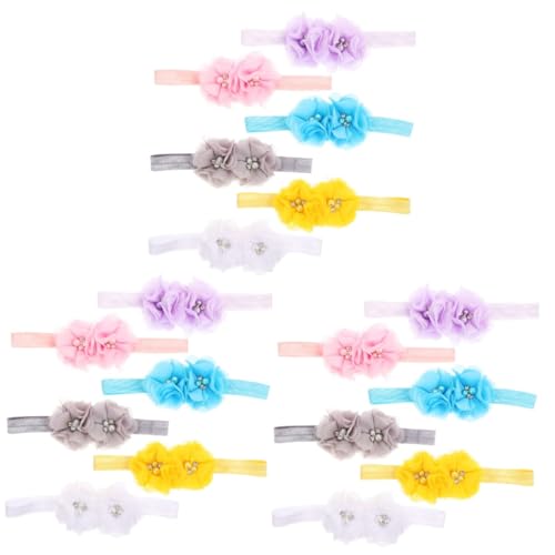 Toyvian 18 Stk baby stirnband Stirnbänder für Kinder Haarbänder für Kinder baby stirnbänder Haarschmuck Haargummi Stirnband für Kinder Neugeborenes Stirnband elastisch Geschenk Gummiband von Toyvian