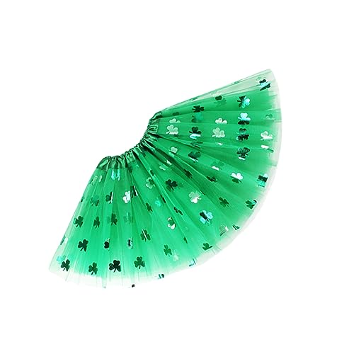 Toyvian 1Stk kinder tutu Rock St. Paddys Day-Outfit grünes kurzes kleid tütü kind Kleeblatt Kleid Shamrock Kostüm Kleidung St Patrick Tutu St. Patrick's Day Tutu Büste Hosenrock Mädchen von Toyvian