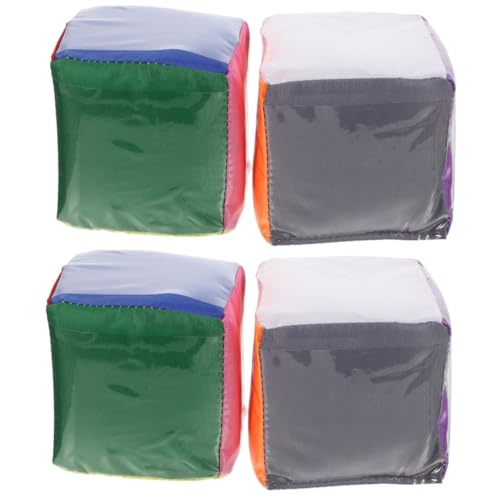 Toyvian 4stücke Lernwürfel Mit Transparenten Taschen Interaktive Spielzeuge Für Mädchen Und Buchstabenerkennung Spielzeug Für Kreative Lernspiele von Toyvian