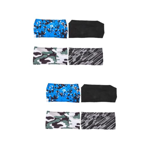 Toyvian 2 Sätze Sport Stirnbänder Herren Teiliges Elastische Schweißabsorptions Haarbänder Atmungsaktive Und Rutschfeste Stirnbänder Für Fitness Joggen Yoga Und 4 Stücke * 2 von Toyvian