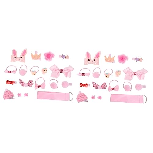 Toyvian 2 Sätze Kopfbedeckung Haarschmuck Haargummis Für Babys Baby-haarspangen Kreative Haarspangen Zarte Haardekore Babys Haarseil Zarte Haaraccessoires Kind Stoff Mode Clip von Toyvian