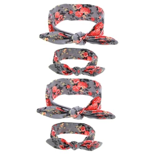 Toyvian 2st Stirnbänder Für Damen Bandana Stirnband Frauenanzug Boho-bandana Vorgebundenes Kopftuch Für Damen Frauen Kopftuch Elastische Haarbänder Frauenanzüge Baby Krawatte Binden von Toyvian