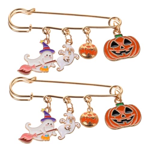 Toyvian 2 Stück Halloween Kürbis Brosche Cartoon Anstecker Strapazierfähigem Material für Kleidung Hüte und Taschen Lustiger Schmuck für Ihre Halloween Feier Toyvian 2 Stück Halloween Kürbis Brosche Cartoon Anstecker Strapazierfähigem Material für Kleidung Hüte und Taschen Lustiger Schmuck für Ihre Halloween Feier von Toyvian