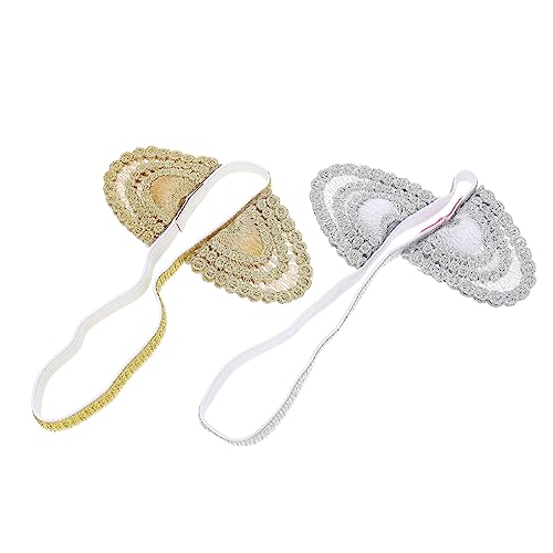 Toyvian 2st Babystirnband Mit Katzenohren Prinzessin Stirnband Glitzer Stirnbänder Katze Stirnband Kindergeburtstag Stirnbänder Mädchen Strass Stirnband Haar Stoff Neugeboren Kopfbedeckung von Toyvian