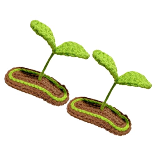 Toyvian Haarspange mit Grünem Gras 2 Stück Sprossen-clips Haarnadeln für Das Haar Lustige Kopfbedeckung Haar-accessoires für Mädchen Vielseitig Einsetzbar von Toyvian