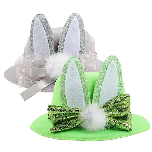 Toyvian 2stücke -haarschmuck Mit Hut-design Kreative Haarspangen Für Mädchen Für Festlichkeiten Und Osterfeiern Und Haaraccessoires Für Junge Mädchen von Toyvian